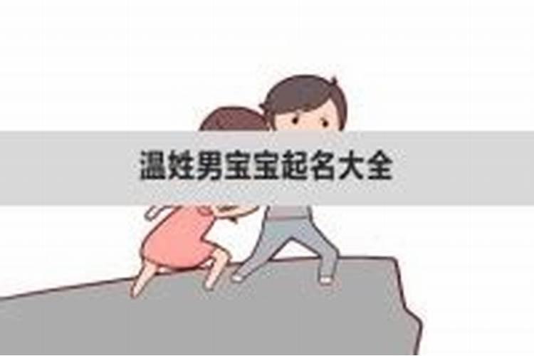 姓温的男孩起名