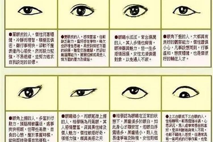 都说眼睛可以看出一个人的一生