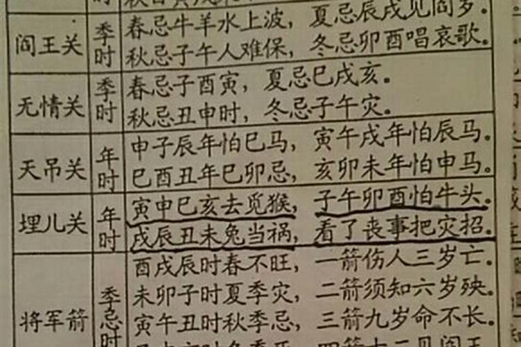 八字算命怎么看小儿关煞