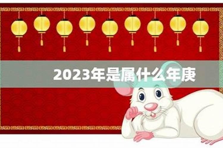 2023年是庚子丑年吗