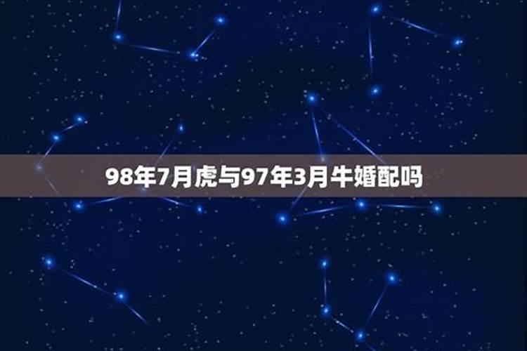 97年牛与98年合婚吗