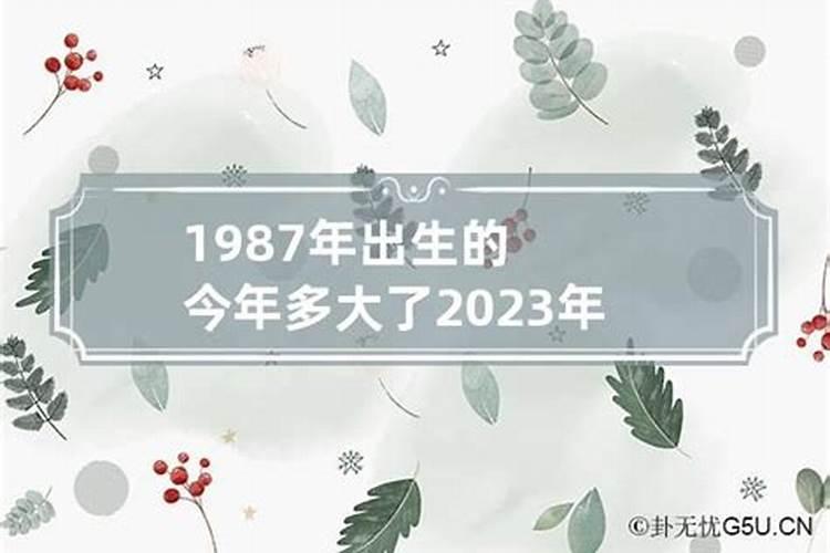 1987年11月8号今年多大