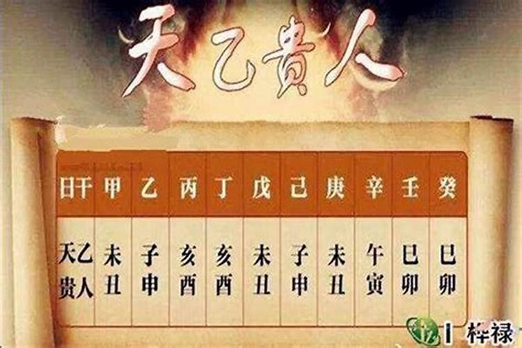 命里带天乙贵人是什么意思