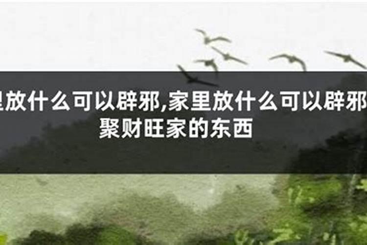 家里放什么辟邪？