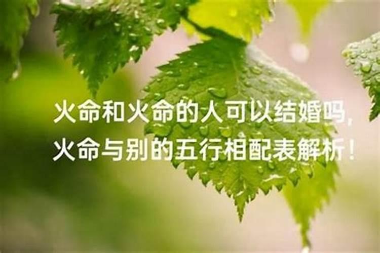 男土命和女金命在一起好吗