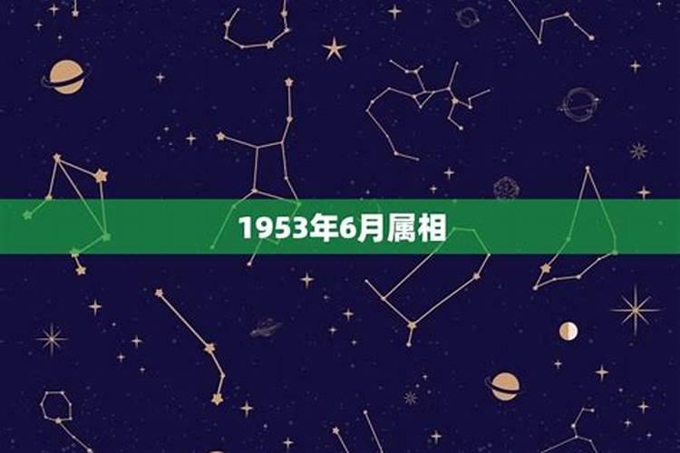 1953年属什么生肖的命