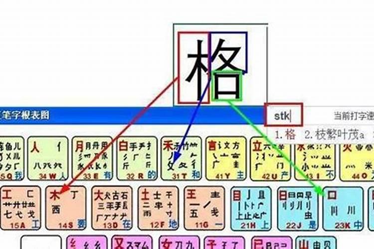 八字用五笔怎么打求