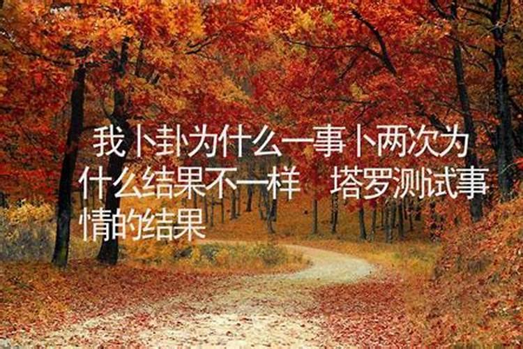 为什么两次算命结果相反