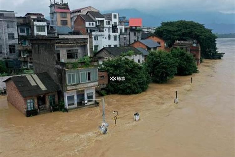 梦见涨大水把田地淹没