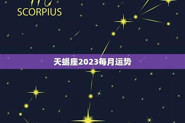 属羊天蝎2023年全年运势