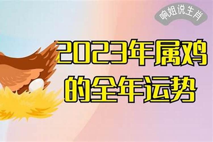 2023年属鸡的全年运势如何