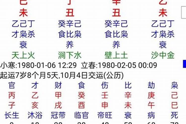 八字具体分析