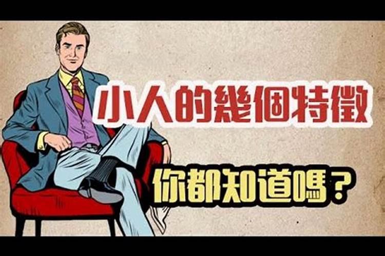 小人的特征是什么意思