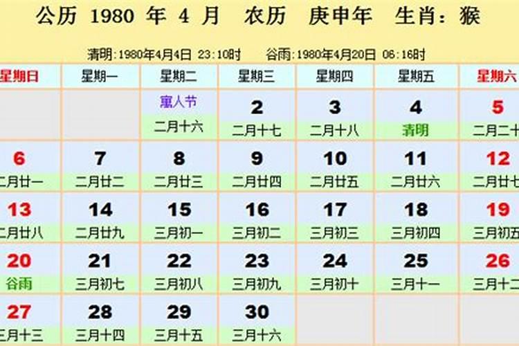 1980年2月22日生日命运