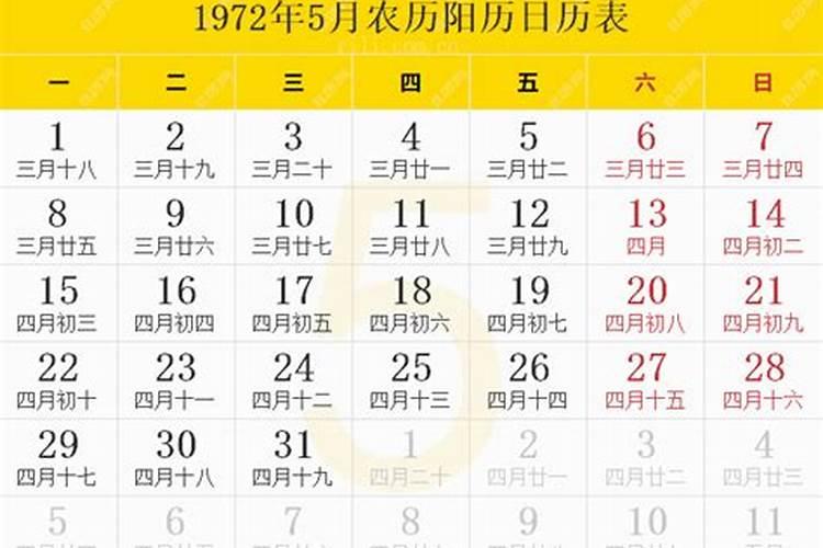 1972年5月21农历出生人的运程