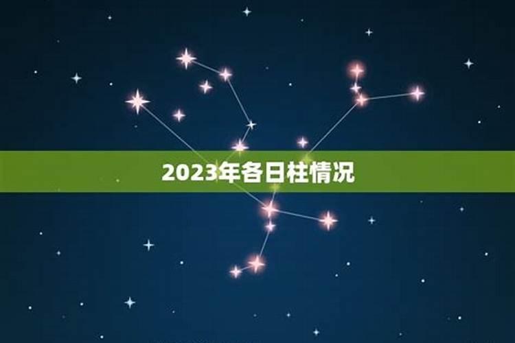 2023年运势最好的日柱