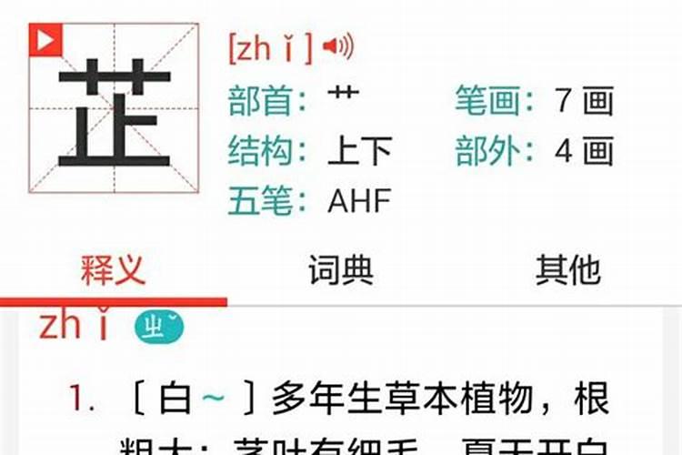 芷这个字在名字里有什么含义和寓意