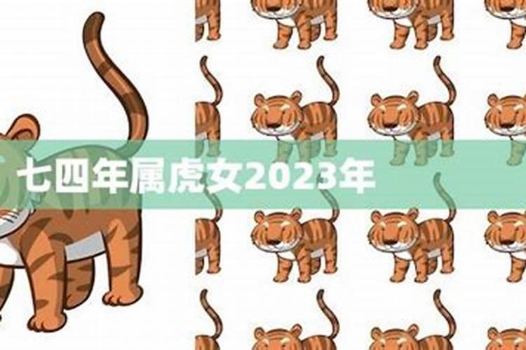 七四年属虎女人2023年运程