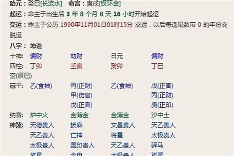 八字四柱如何看财运