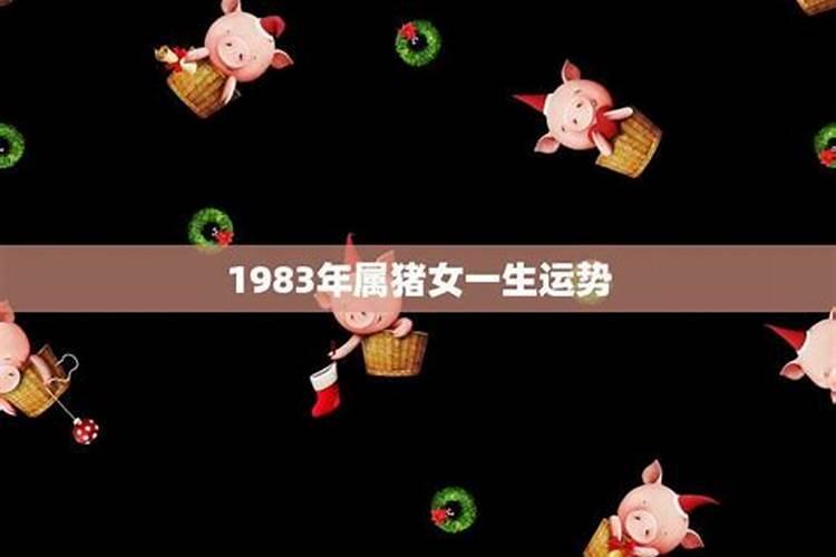 1983年属猪女一生财运和事业如何