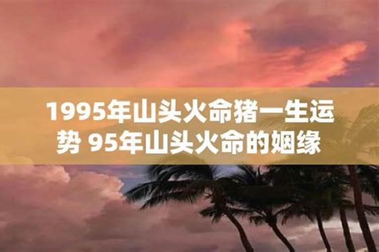 1995年山头火命婚姻