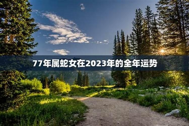 77年蛇女2023年8月份运势