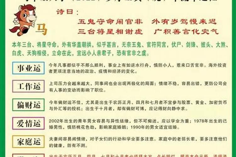 马在虎年运势2021运势详解