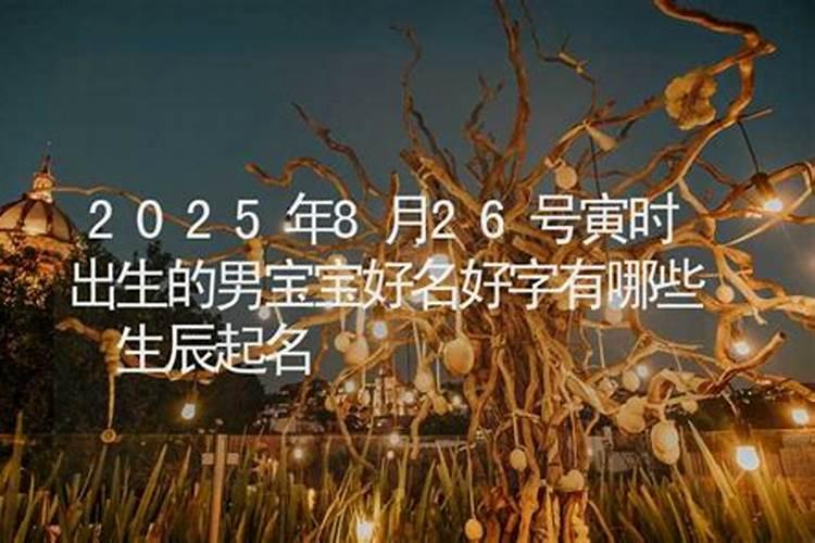 8月26日出生的宝宝叫什么名字