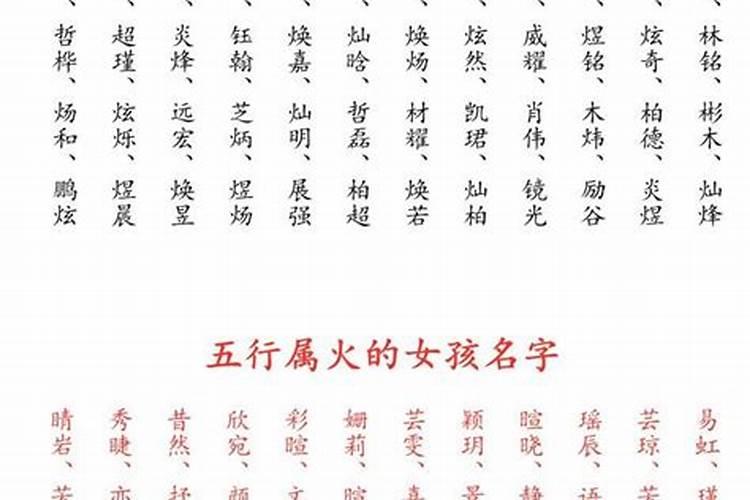 五行属火的男孩名字用字