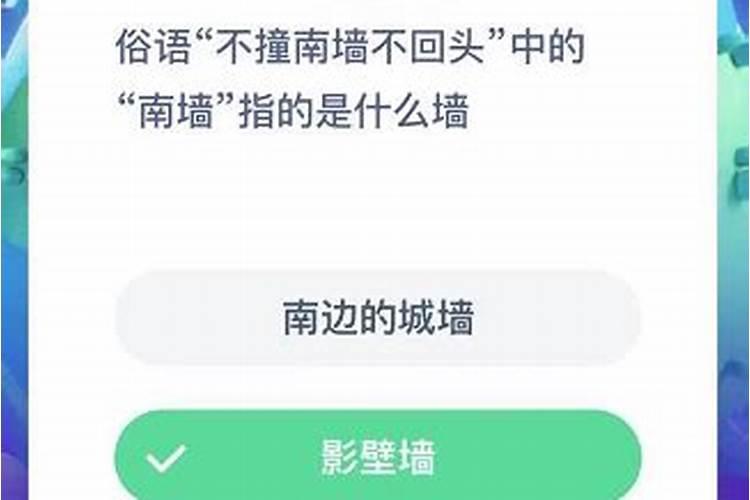 头撞南墙是什么生肖