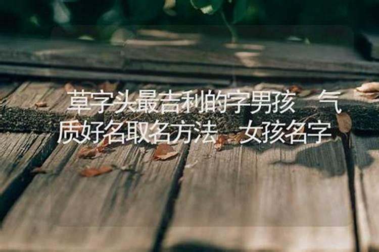 草字头的字取名婚姻不顺吗