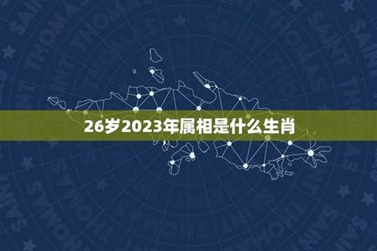 今年二十六岁属什么生肖属相