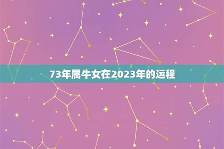 73年属牛2023年运势