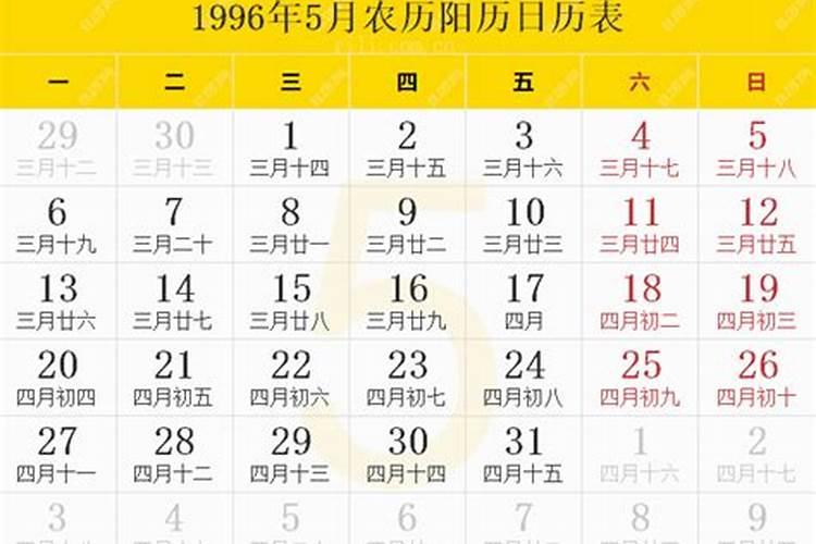 1996年几月立春