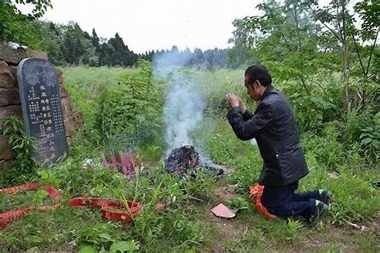 梦到上坟磕头祭拜