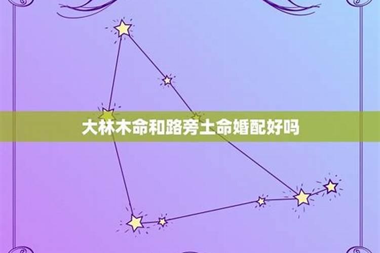 大林木命男和路旁土命女戴什么化解