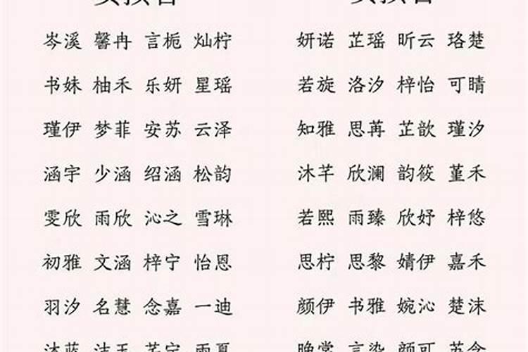 给我的女儿取个名字