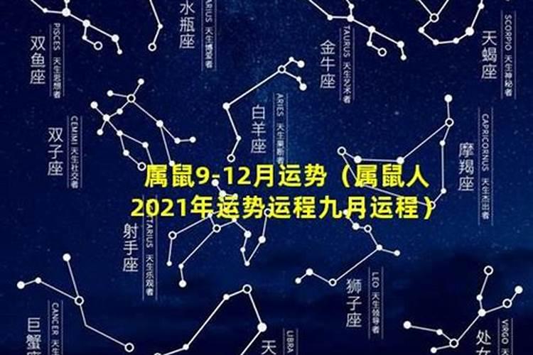 属鼠九月份运势2021