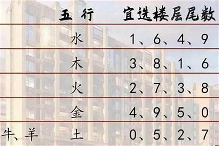 属相住宅楼层几楼最好