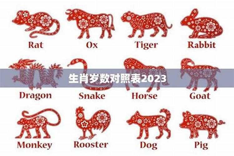 2023属鸡年龄查询表，2023年77岁的生肖是什么