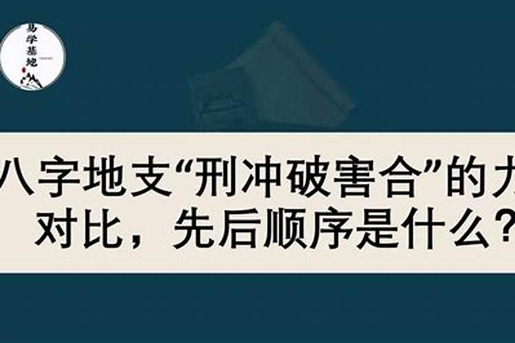 八字中合冲刑害破等的详解