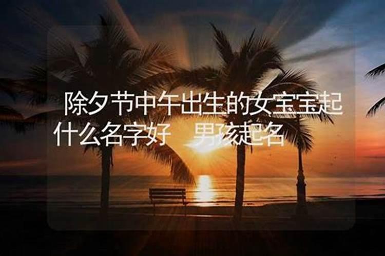 除夕节出生的男孩