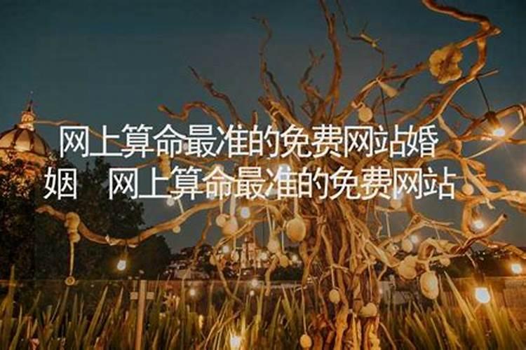 网上算命婚姻最准的网站