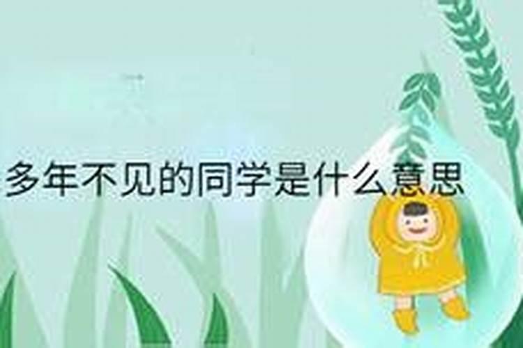 梦见初中多年不见的同学