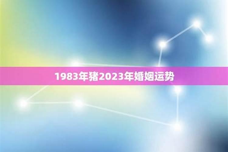 1983年出生的运势如何