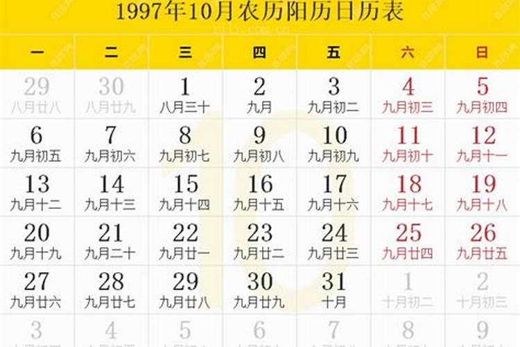 1997年农历十月初五运势如何