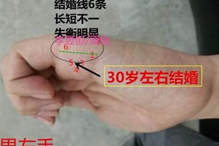 手相如何看结婚年龄