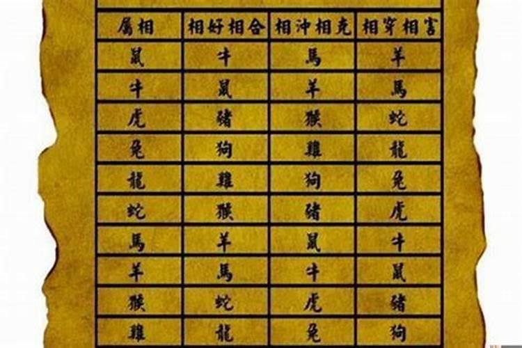 12生肖最佳姻缘配对表