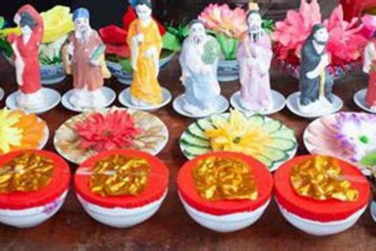 中元节拜祖先需要什么祭品