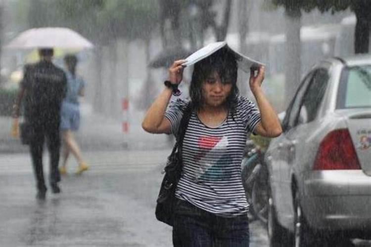 梦见自己在雨中跑淋湿